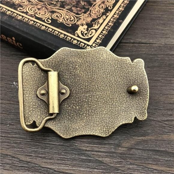 Long Horn Bull Rodeo Western Cowboy Belt Buckle For Men - Picture 4 of 5